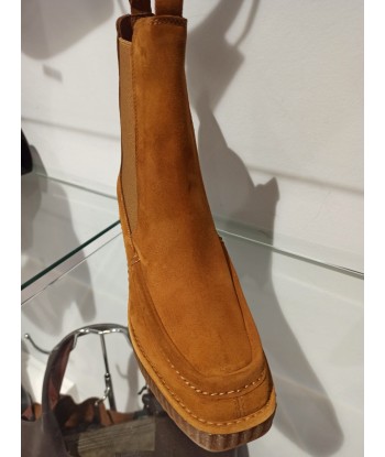 pons quintana chelsea boots compensée camel sur le site 