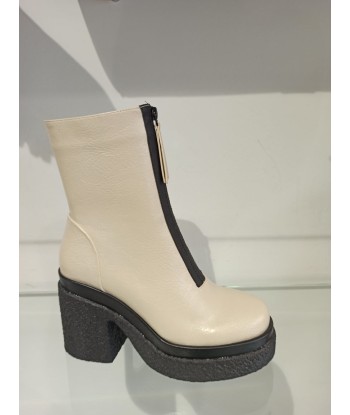 noa harmon bottines ecru semelle crêpe basket pas cher