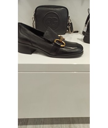 bruno premi mocassin cuir noir soldes