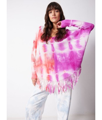 notshy  pull poncho contemplation rose indien femme 100% cachemire chez Cornerstreet bien 