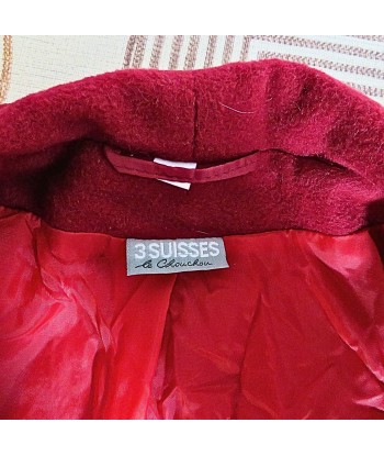 3 Suisses Manteau long rouge En savoir plus