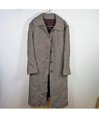 Manteau motif tweed pas cher 