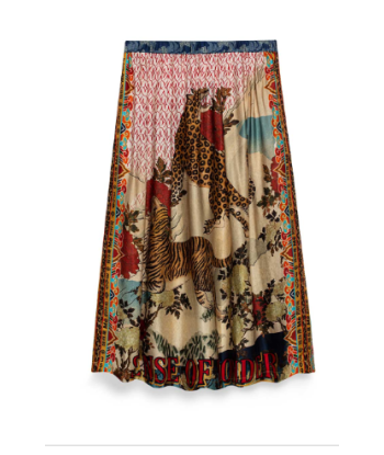 me 369 jupe Vanessa Printed Oriental Midi Skirt 2 - 3 jours ouvrés.