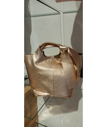 roberta gandolfi sac a main femme cuir cuivre rosé france