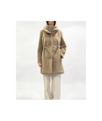 violanti Doudoune duffle coat blanche fausse fourrure est présent 