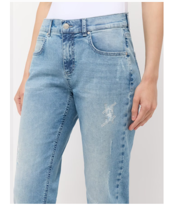 angels jeans boyfriend blanc ou bleu pas cheres