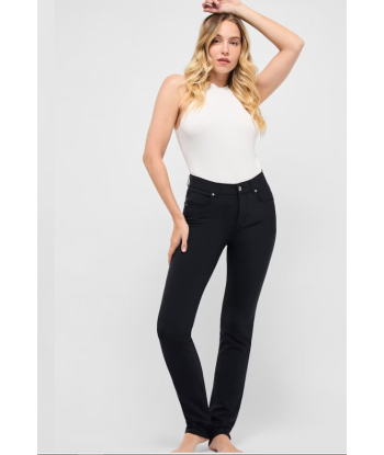 angels pantalon jeans noir matière technique outlet