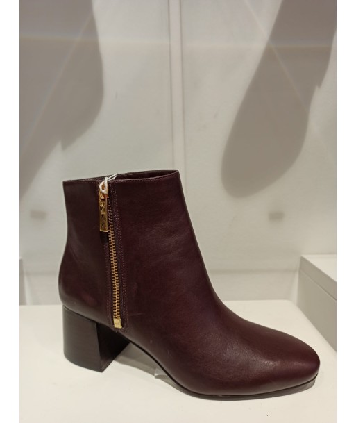 michael kors  boots cuir bordeaux de France