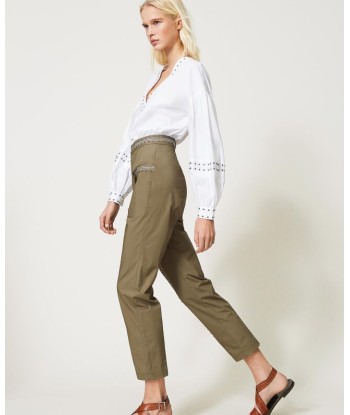 twinset pantalon taille haute pas cher chine