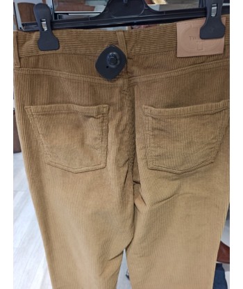 twinset pantalon velours côtelé camel paiement sécurisé