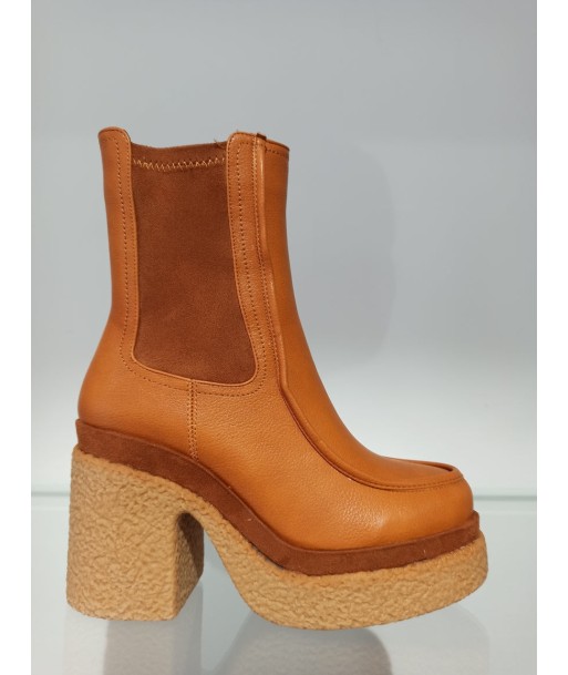 noa harmon bottines plateforme camel de votre