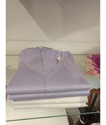 notshy t -shirt emilie fresh mint et lilas de la marque