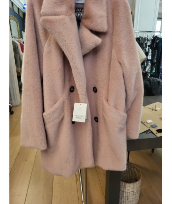 violanti manteau rose poudré les ctes