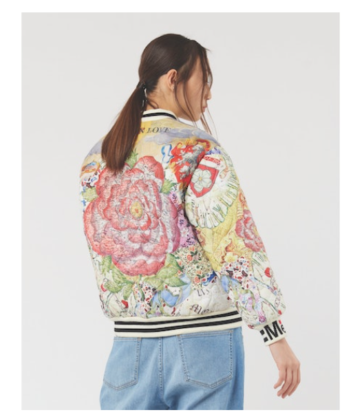 me 369  bomber goldie rose jacket le concept de la Pate a emporter 