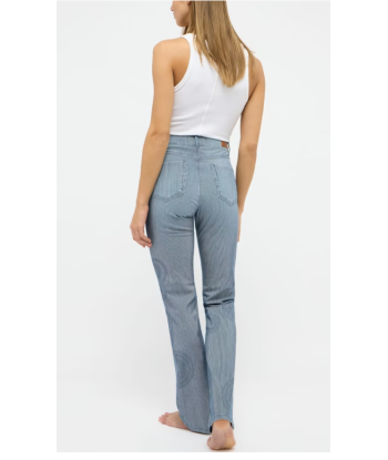 angels jeans leni bleu rayé soldes