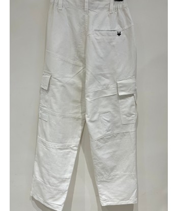 Pantalon CARGO Blanc outlet