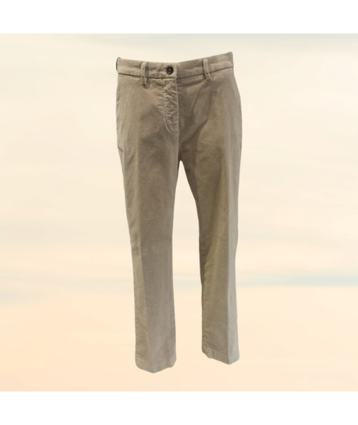 mason's pantalon velours rasé beige s'inspire de l'anatomie humaine