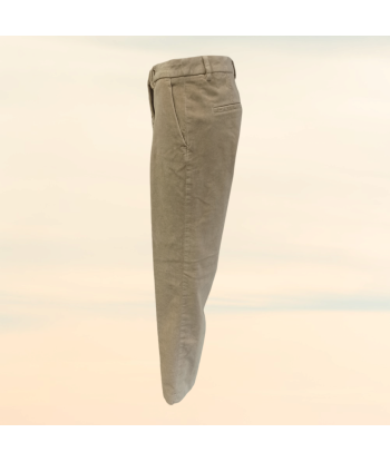 mason's pantalon velours rasé beige s'inspire de l'anatomie humaine