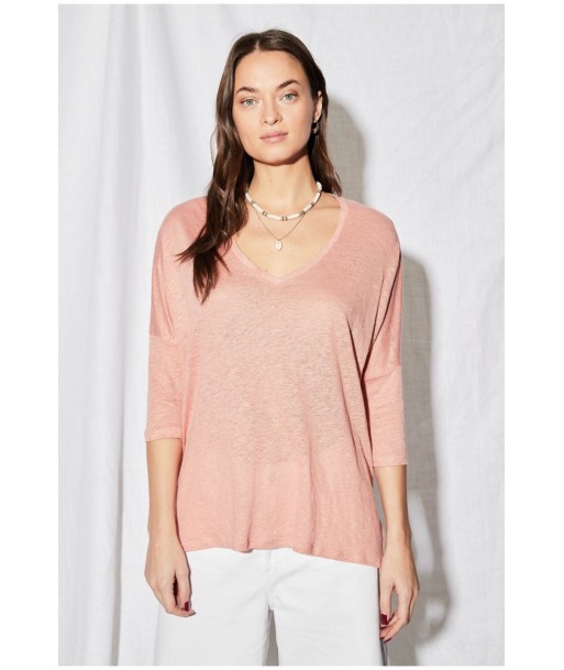 notshy tee-shirt poncho col v emilie la vie en acidulé ou a consommer sur place